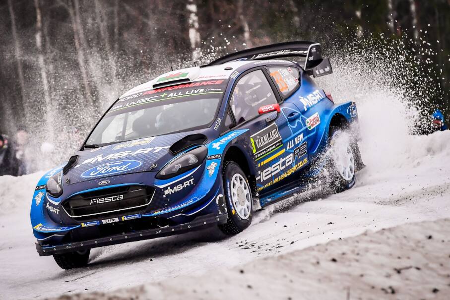 Ford Fiesta driver Elfyn Evans finished fifth in Rally Sweden FIA World Rally Championship event. Ford Fiesta driver Elfyn Evans finished fifth in Rally Sweden FIA World Rally Championship event.